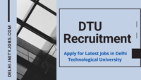 DTU Recruitment Apply for Latest Jobs in Delhi Technological University-1200x675